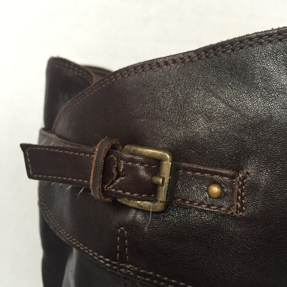 J. Crew Collection Brown Leather Riding Boot - 8M - Picture 8 of 8
